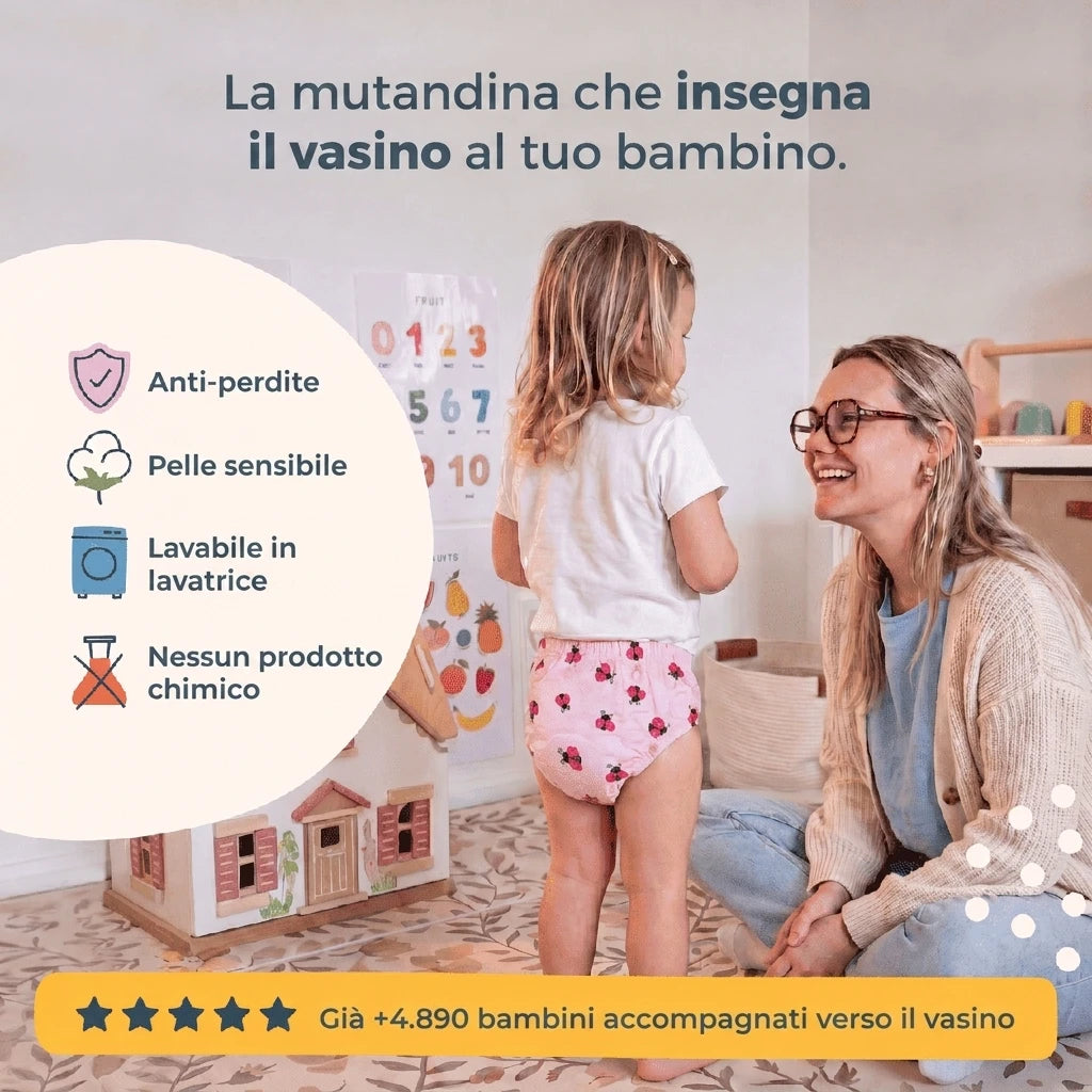 La mutandina che insegna il vasino