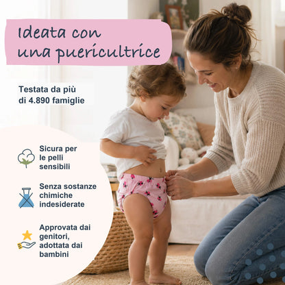 Ideata con una puericultrice