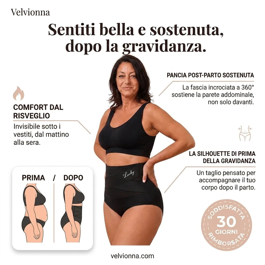 Culotte modellante post-parto Velvionna - benefici