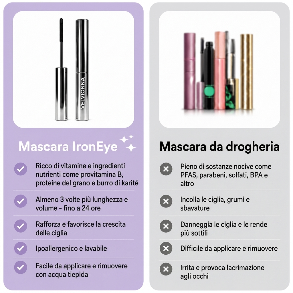 IronEye | Mascara naturale, allungante e rivitalizzante