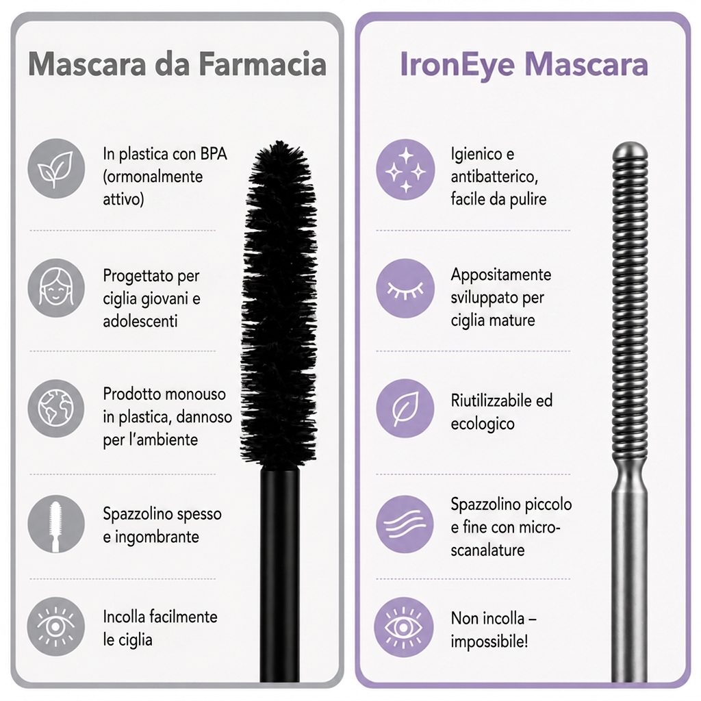 IronEye | Mascara naturale, allungante e rivitalizzante