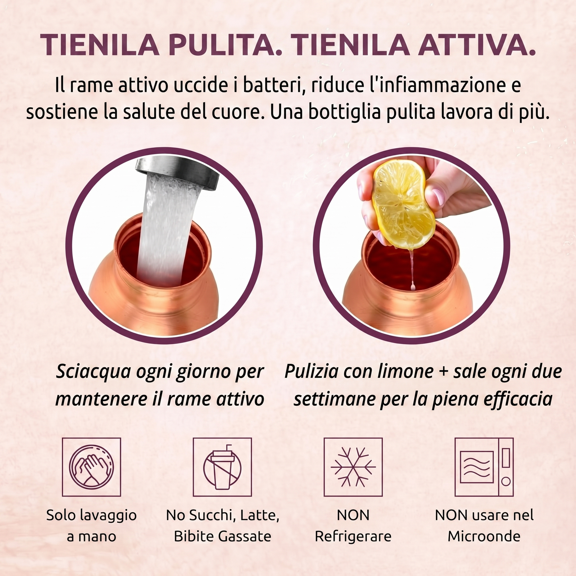 Tienila pulita, tienila attiva