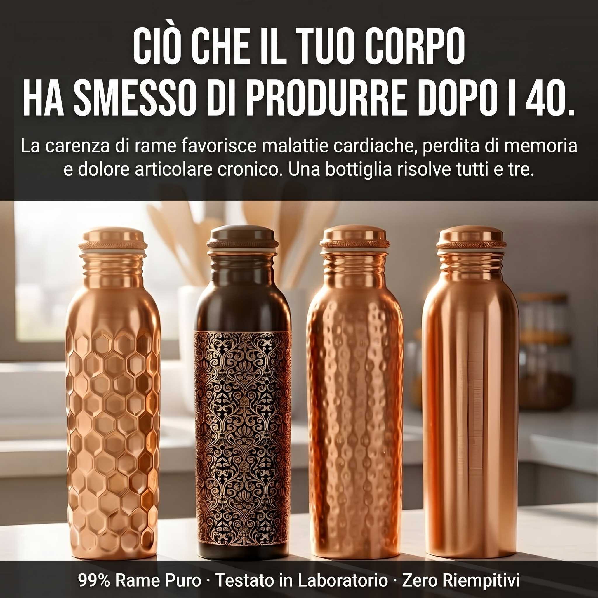 Ciò che il tuo corpo ha smesso di produrre dopo i 40