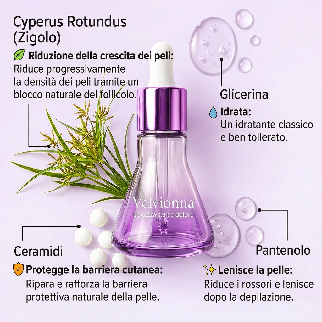 Siero Anti-Ricrescita Peli | Formula Vegetale