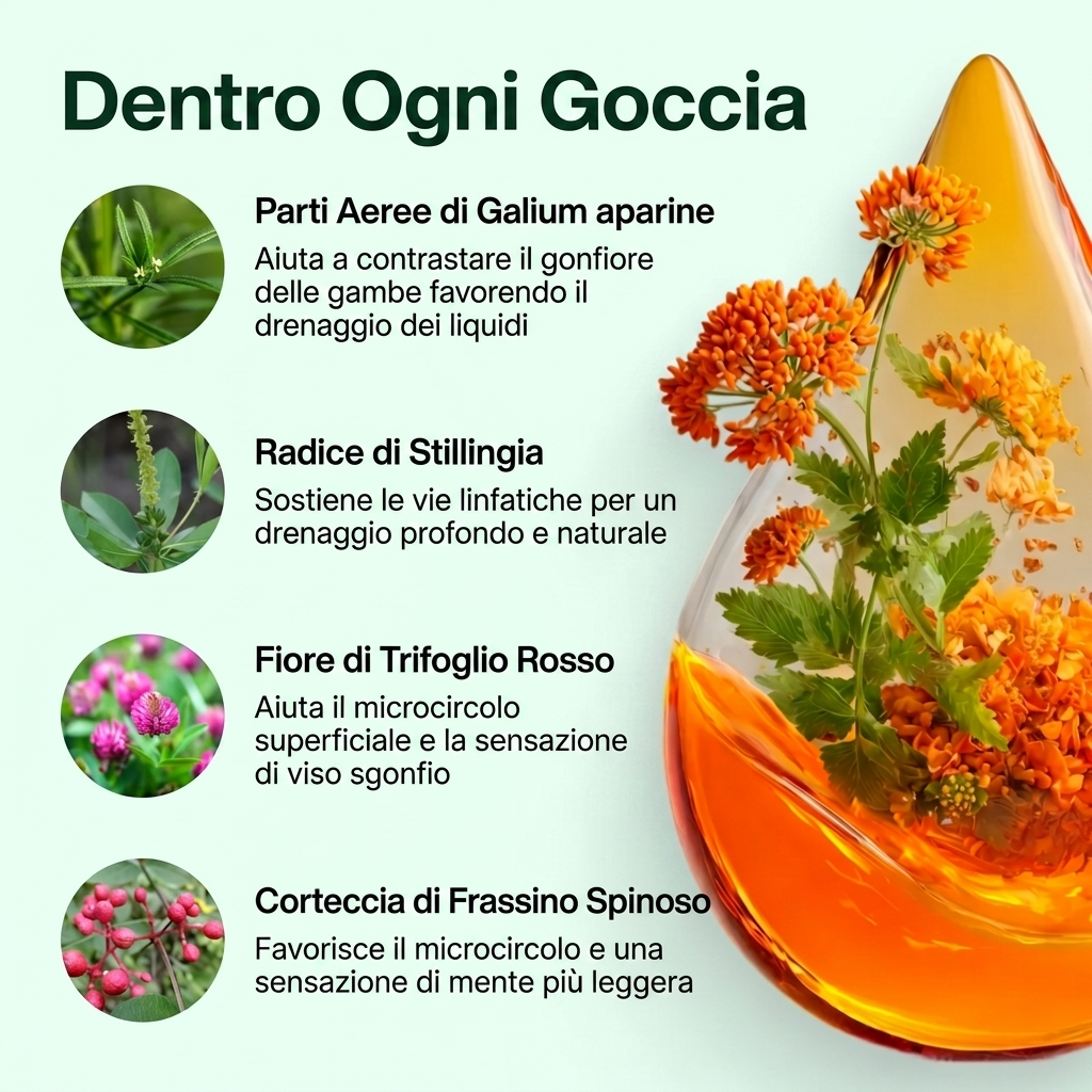 Dentro ogni goccia ingredienti