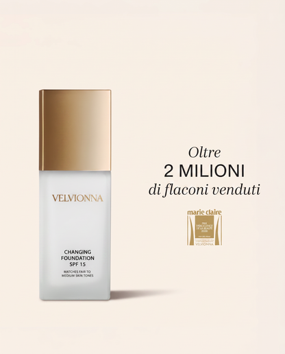 Changing Foundation Velvionna - oltre 2 milioni di flaconi venduti