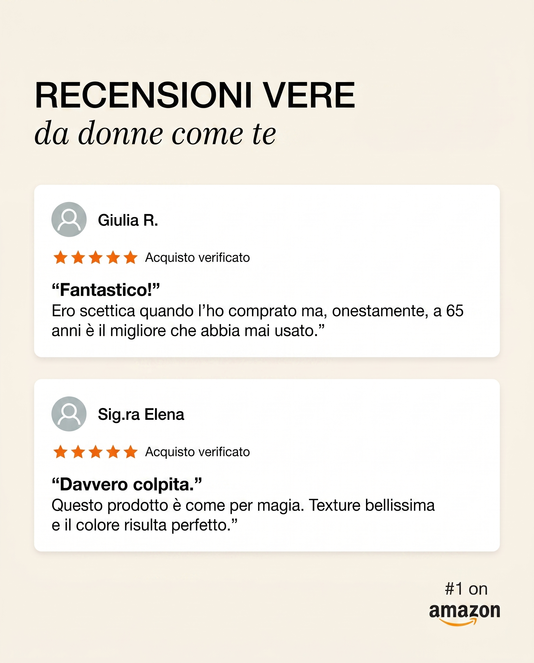 Recensioni vere da donne come te