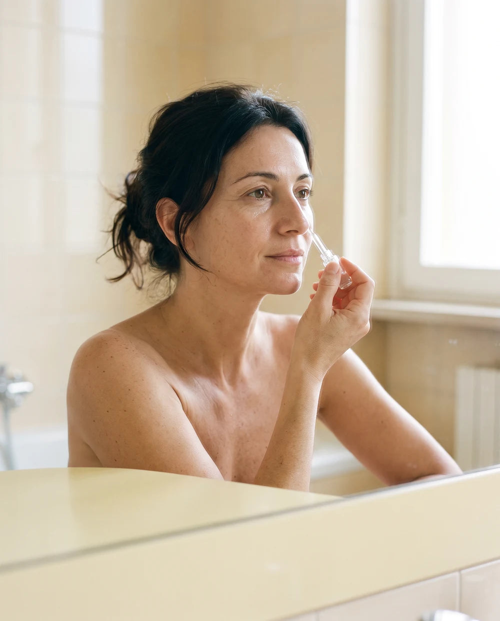 Si applica sulle zone che vuoi trattare